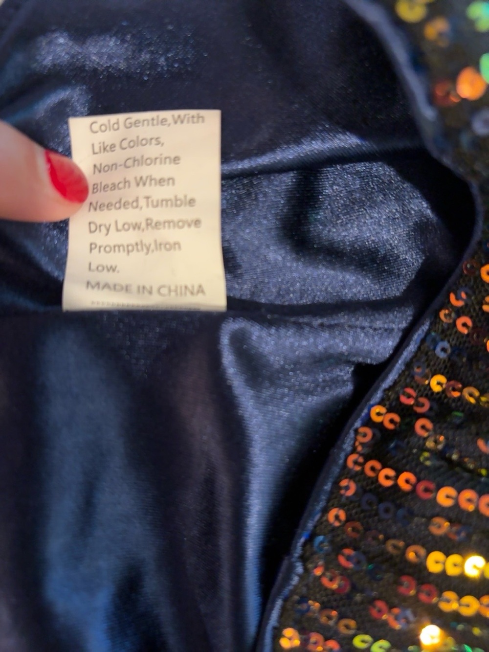 Sequin Underwire Bralette Top in Multicolor - Picture 5 of 5
